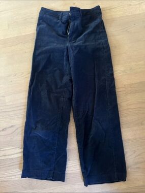 Everlane wide leg Navy Corduroy Pants